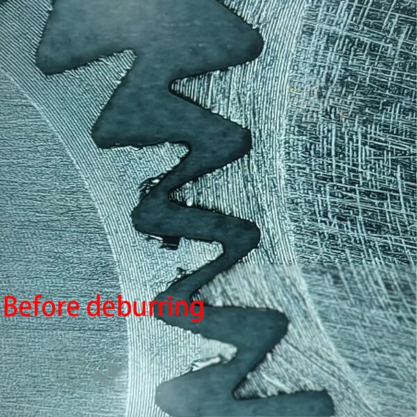 before stainless steel deburring